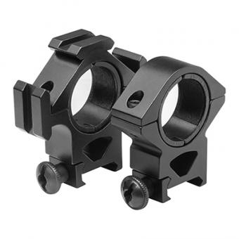 30mm und 25mm X 30mmH Tri-Rail Weaver Ringe NcS USA 