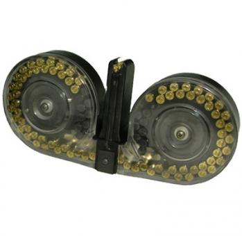 AR-15 Magazin / AR-15 Trommelmagazin 9mm 100 Schuss Cover durchsichtig Beta C-MAG 