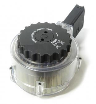 AR-15 Magazin / Trommelmagazin .223mm 50 Schuss durchsichtig SGMT 