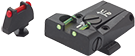 Glock 17 Visierset FiberOptic Adjustable Sight LPA Sights 