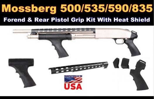 Mossberg 500 Pistolengriff, Vorderschaft mit Pistolengriff u. Hitzeschild SET ATI 