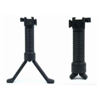 Taktischer Griff mit Zweibein ausfahrbar Picatinny- Weaveraufnahme T-Fire USA 