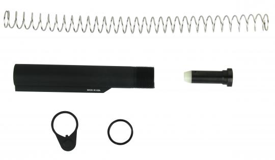 AR 10 Buffer Tube/ .308 Buffer Tube/ Schließfederrohr Montage 6 Positionen inkl. Endplatte, T-Fire USA 