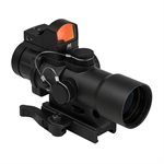 Zielfernrohr 3.5X32 CPO Scope mit Micro Red Dot Klemm-Montage Weaver-Picatinny 