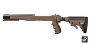 Ruger 10/22 Schaft / Schubschaft / Ruger 10/22 Klappschaft Strikeforce mit Scorpion Dämpfungs-System Sand ATI TactLite 