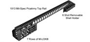 Taktisches Schienensystem M-LOK Quad Rail Mossberg 500/590/590A, Maverick88 AIM USA 