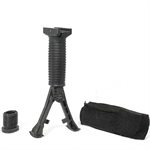 Vordergriff Tapco Intrafuse schwarz + Zweibein 