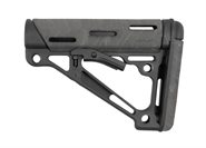 AR-15 Schaft / Schubschaft gummiert Overmolded commercial Ghillie Green Hogue 