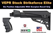Molot VEPR Schaft / Schubschaft mit Pistolengriff Strikeforce mit Scorpion Dämpfungssystem ATI TactLite 