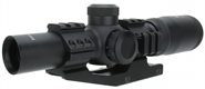 Zielfernrohr 1-4x24 dreifach beleuchtet mit CANTILEVER Montage /MIL-DOT 