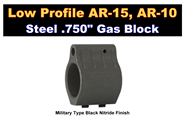 AR-15 / AR-10 LOW PROFILE GAS BLOCK .750" ATI 